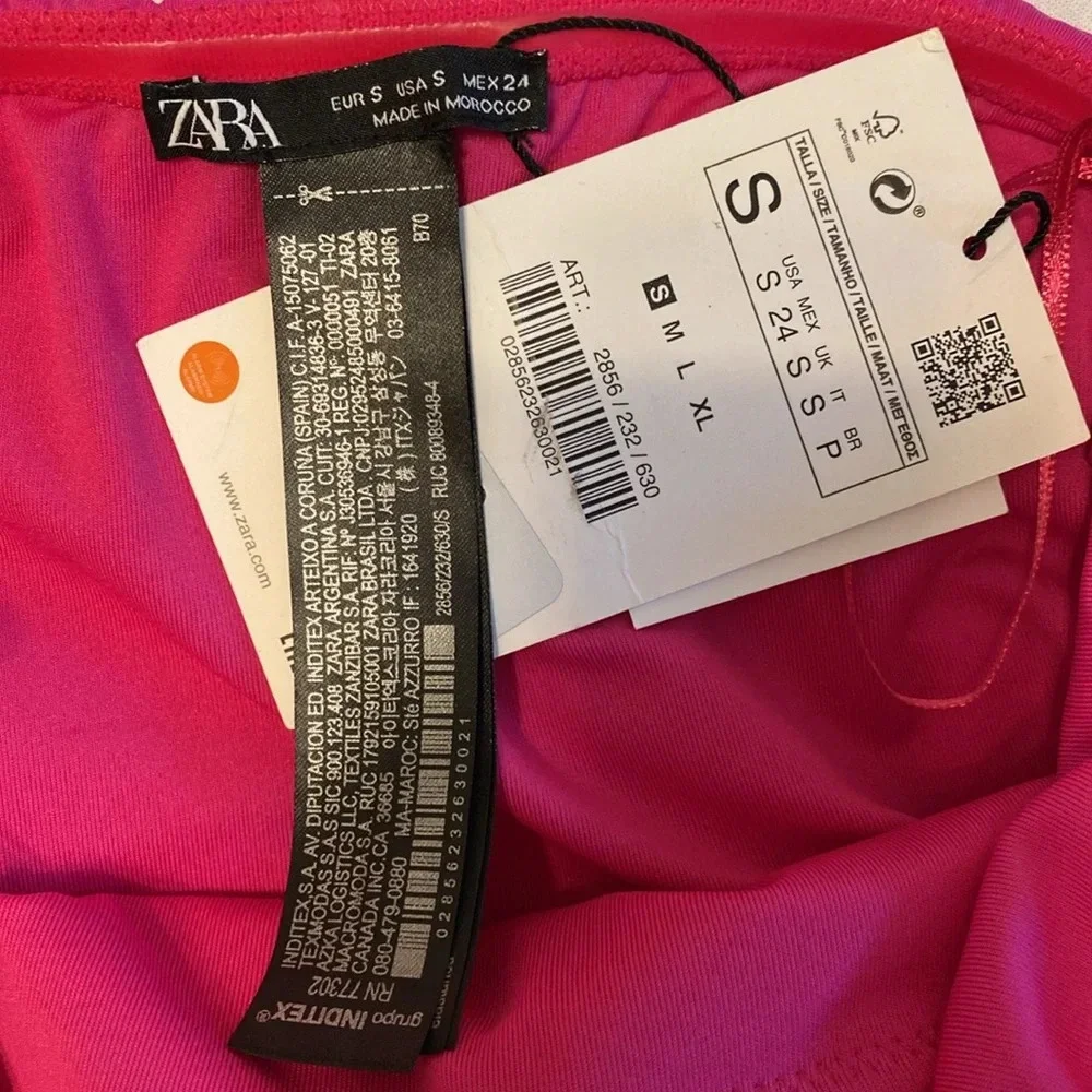 Zara NWT Maxi Flower Swimsuit